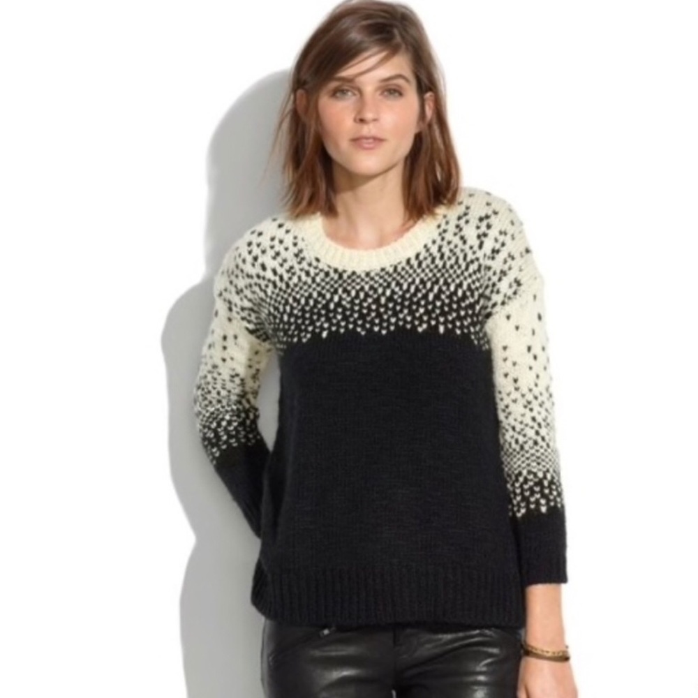 Madewell Driftstitch Wool Blend Pullover Sweater